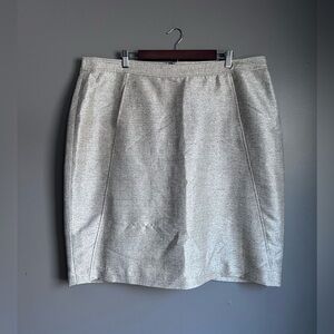 Jones New York Collection Women’s Plus Size Pencil Skirt Size 22W Sand/Oatmeal